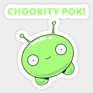 Final Space Mooncake Chookity Pok - Funny Sticker